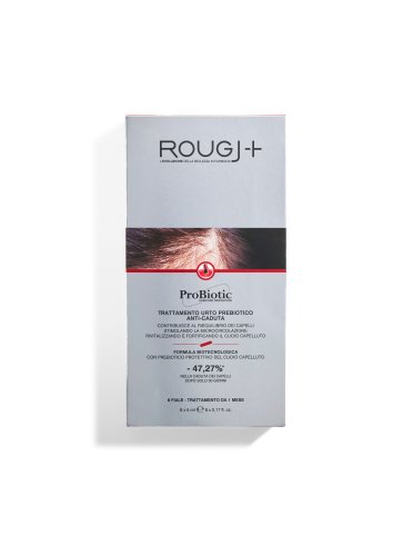 Rougj+ probiotic - trattamento anticaduta capelli - 8 fiale