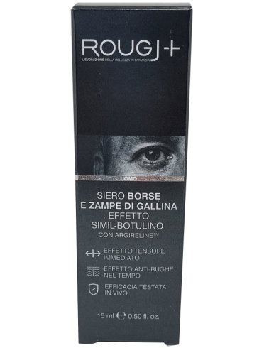 Rougj+ - siero roll-on per trattamento di borse e zampe di gallina - 15 ml