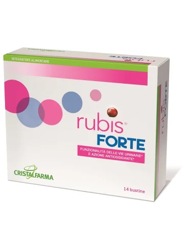 Rubis forte - integratore per funzionalità delle vie urinarie - 14 bustine Rubis forte - integratore per funzionalità delle vie urinarie - 14 bustine