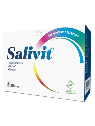 Salivit - integratore di magnesio e potassio - 20 bustine