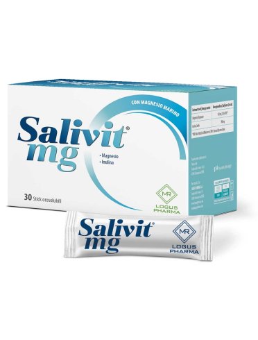 Salivit mg - integratore di magnesio per stanchezza e affaticamento - 30 stick