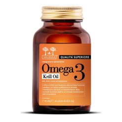 Salugea Omega 3 Krill Oil - Integratore per la Funzione Cardiaca - 60 Perle