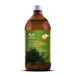Salugea Succo di Aloe Vera Bio - Integratore per la Regolarità Intestinale - 500 ml