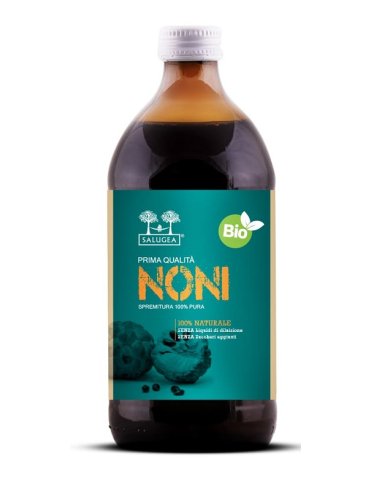 Salugea succo di noni bio - integratore per stanchezza fisica e mentale - 500 ml