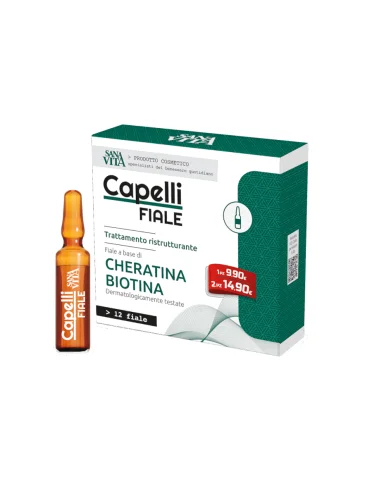 Sanavita capelli trattamento ristrutturante 12 fiale