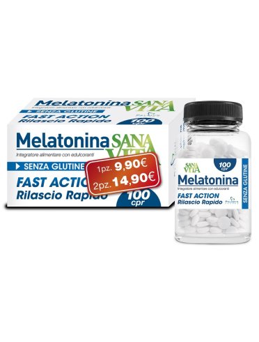 Sanavita melatonina integratore per dormire 100 compresse