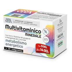 Sanavita Multivitaminico Minerale Integratore - 30 Compresse