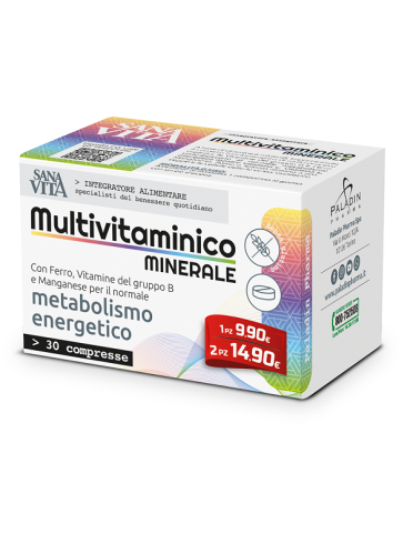 Sanavita multivitaminico minerale integratore - 30 compresse