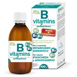 Sanavita B Vitamins - Integratore per Stanchezza e Affaticamento - 100 ml