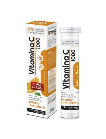 Sanavita vitamina c 1000 integratore 20 compresse effervescenti