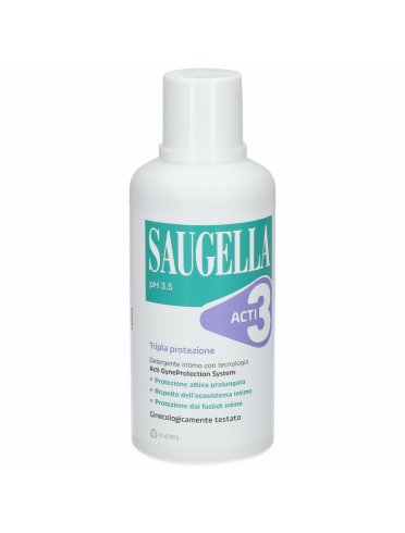 Saugella acti3 detergente intimo tripla protezione 500 ml
