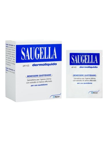 Saugella dermoliquido salviette deodoranti 10 pezzi