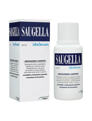 Saugella idraserum detergente intimo idratante 200 ml Saugella idraserum detergente intimo idratante 200 ml
