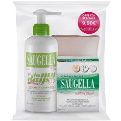 Saugella In My Days Kit Freschezza - Detergente You Fresh 250 ml + Assorbenti Giorno 14 Pezzi + Porta Assorbenti 3 Pezzi