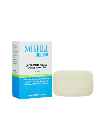 Saugella detergente solido con zolfo 100 g