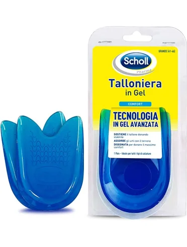 Scholl talloniera comfort in gel misura grande 1 paio Scholl talloniera comfort in gel misura grande 1 paio
