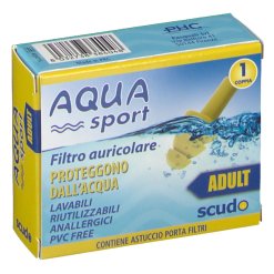 Scudo Aqua Sport - Filtro Auricolare per Adulti - 2 Pezzi