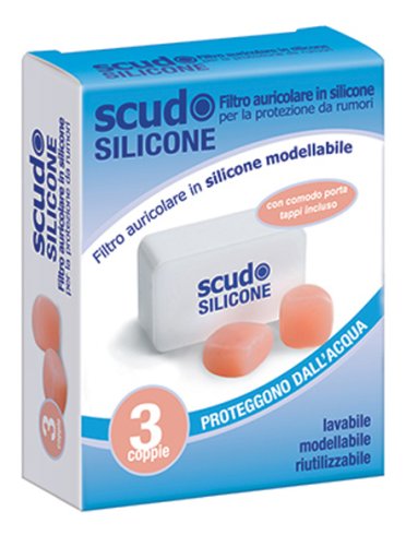 Scudo - filtro auricolare in silicone - 3 paia