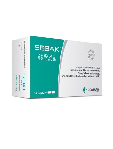 Sebak oral integratore benessere pelle 30 capsule