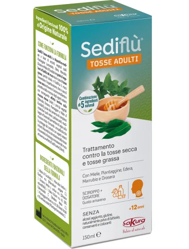 Sediflù tosse adulti sciroppo lenitivo 150 ml Sediflù tosse adulti sciroppo lenitivo 150 ml
