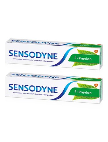 Sensodyne f-previon - dentifricio per denti sensibili - 2 x 75 ml