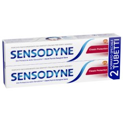 Sensodyne Classic Protection - Dentifricio con Fluoro per Denti Sensibili - 2 x 75 ml