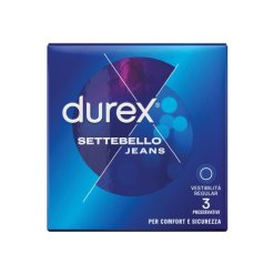 DUREX - Settebello Jeans - 3 Preservativi Regular