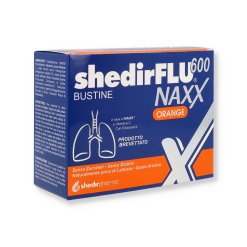 Shedirflu 600 Naxx Arancia - Integratore per Vie Respiratorie - 18 Bustine