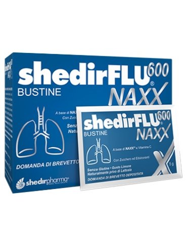 Shedirflu 600 naxx - integratore per il benessere della gola - 20 bustine