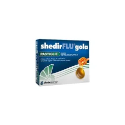 Shedirflu Gola - Pastiglie Gusto Mentolo Eucalipto per Mal di Gola - 48 Pastiglie
