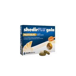 Shedirflu Gola - Pastiglie Gusto Miele Limone per Mal di Gola - 48 Pastiglie
