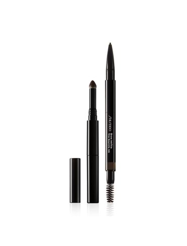 Shiseido brow inktrio - matita polvere e applicatore per sopracciglia - colore 04 ebony