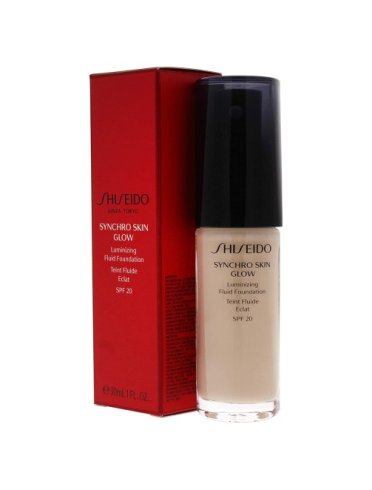 Shiseido synchro skin glow - fondotinta idratante colore 1 natural - 30 ml