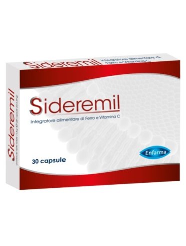 Sideremil - integratore di ferro e vitamina c - 30 capsule