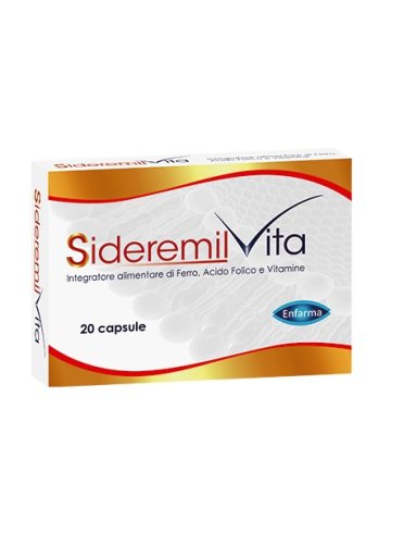 Sideremil vita - integratore di ferro e vitamine - 30 capsule