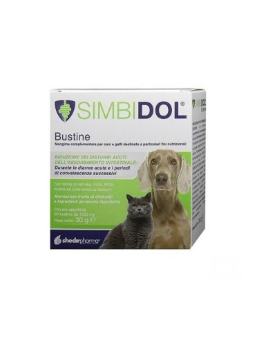 Simbidol - mangime complementare per cani e gatti - 20 bustine