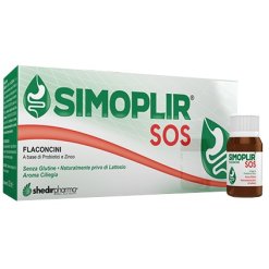 Simoplir SOS - Integratore di Probiotici e Zinco - 12 Flaconcini