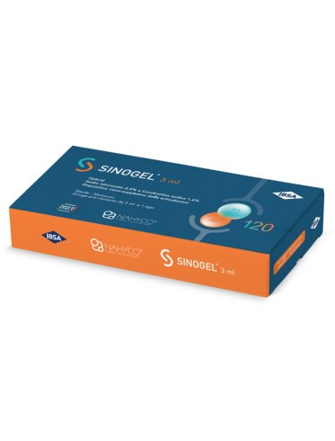 Sinogel 3ml - 1 siringa intra-articolare sinogel 2.4% + 1.6% con ago gauge 21