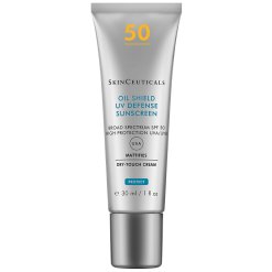 Skinceuticals Oil Shield UV Defense Sunscreen - Crema Viso Solare con Protezione Molto Alta SPF 50 - 30 ml