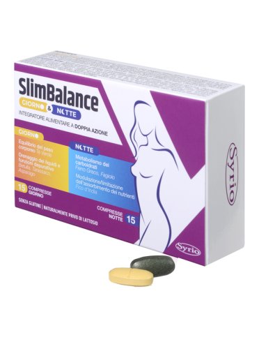 Slim balance giorno & notte - integratore per perdere peso - 30 compresse