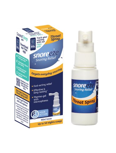 Snoreeze throat spray orale antirussamento 23,5 ml