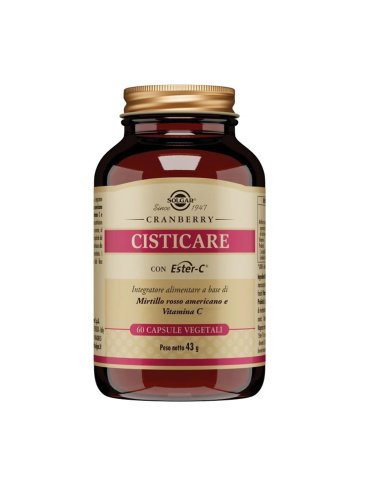 Solgar cisticare - integratore vie urinarie - 60 capsule