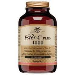 Solgar Ester-C Pluss 1000 - Integratore di Vitamina C - 90 Tavolette
