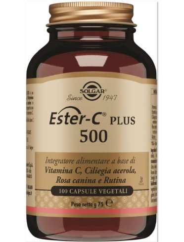 Solgar ester c plus 500 integratore vitamina c 100 capsule