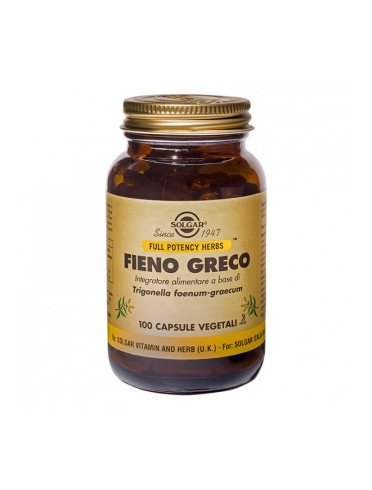 Solgar fieno greco integratore - 100 capsule