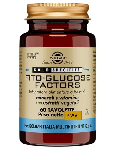 Solgar fito glucose factors integratore metabolismo carboidrati 60 tavolette Solgar fito glucose factors integratore metabolismo carboidrati 60 tavolette
