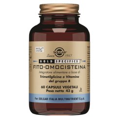 Solgar Fito-Omocisteina - Integratore di Trimetilglicina e Vitamina B - 60 Capsule Vegetali