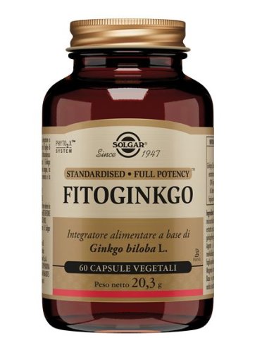 Solgar fitoginkgo - integratore per la memoria - 60 capsule vegetali