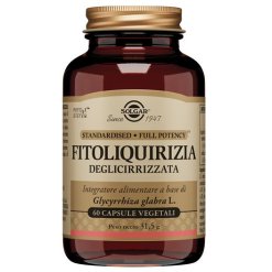 Solgar Fitoliquirizia Deglicirrizzata - Integratore Antiossidante - 60 Capsule Vegetali