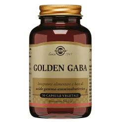 Solgar Golden Gaba Integratore di Acido Gamma-amminobutirrico 50 Capsule